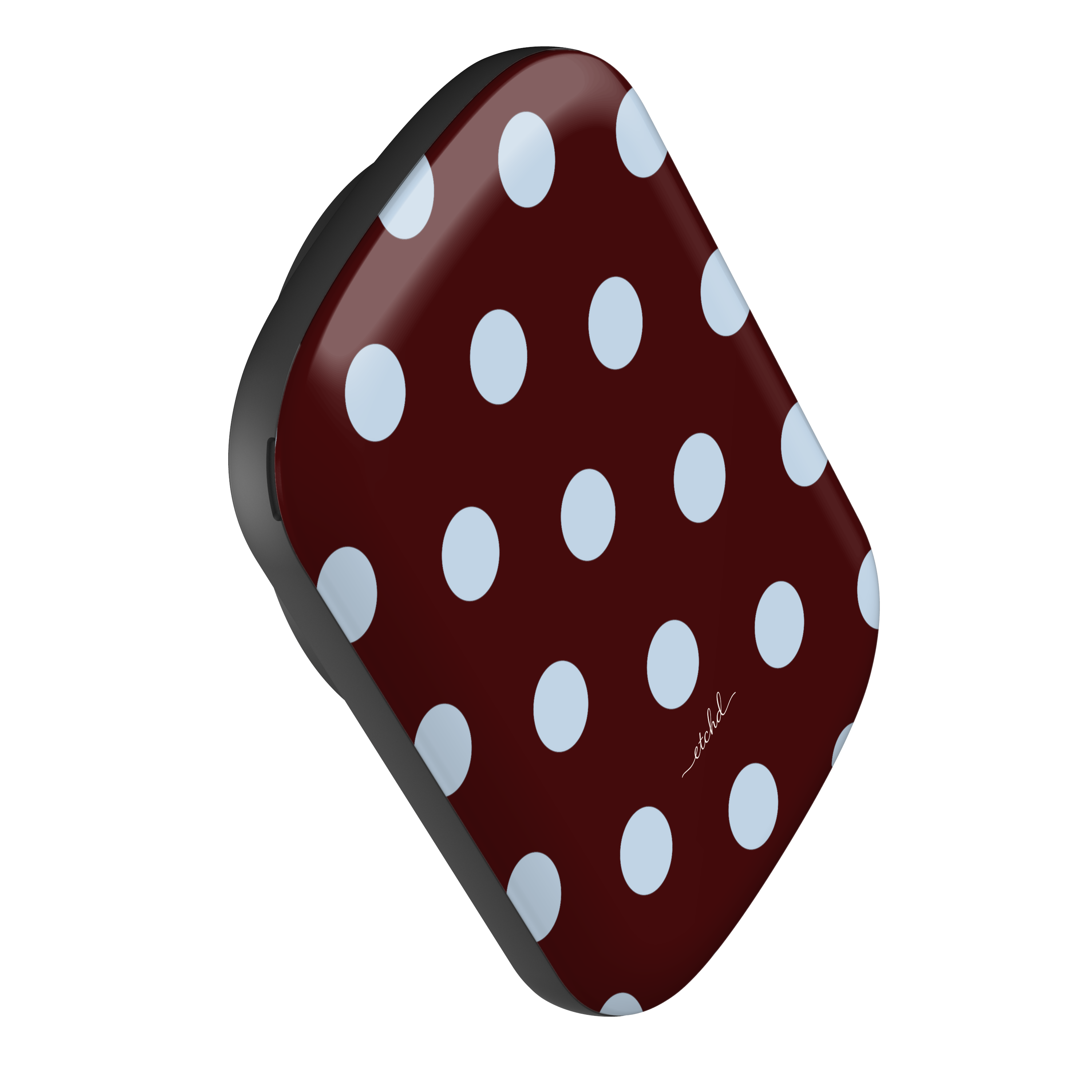 Cherry & Blue Polka Dot Magnetic Powerbank