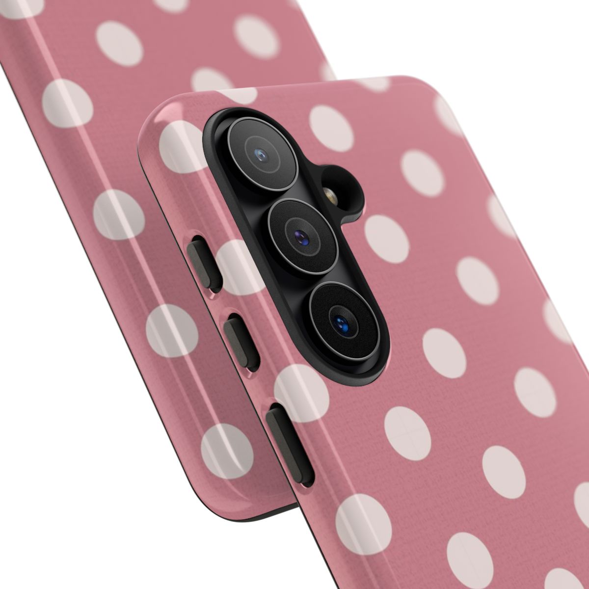 Cream & Blush Polka Dot Phone Case by etchd, view 209