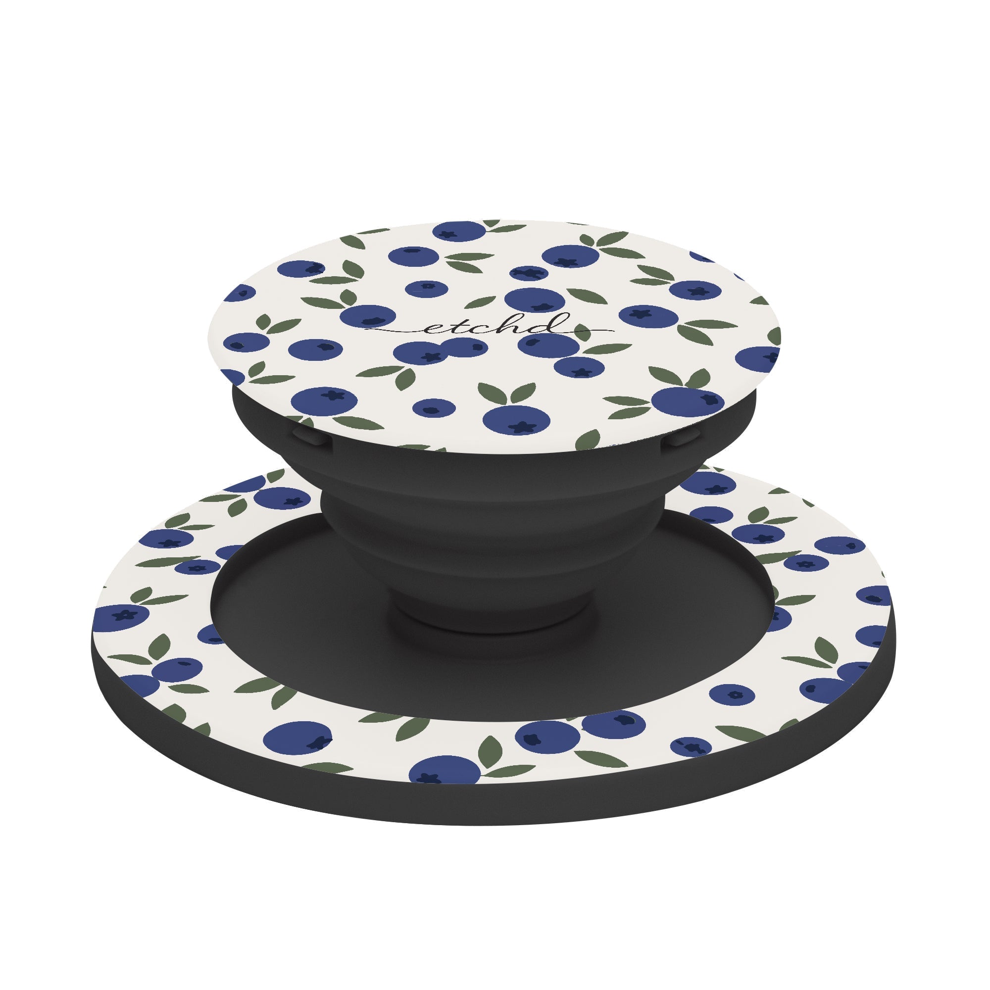 Blueberry Phone Grip And Stand by etchd, view 6