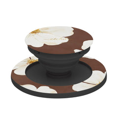 Mocha Blossom Phone Grip And Stand by etchd, view 6