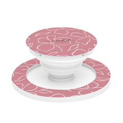 Blush & Cream Floral Phone Grip And Stand by etchd