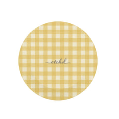 Butter & Cream Gingham Anello e supporto per telefono di etchd, vista 2