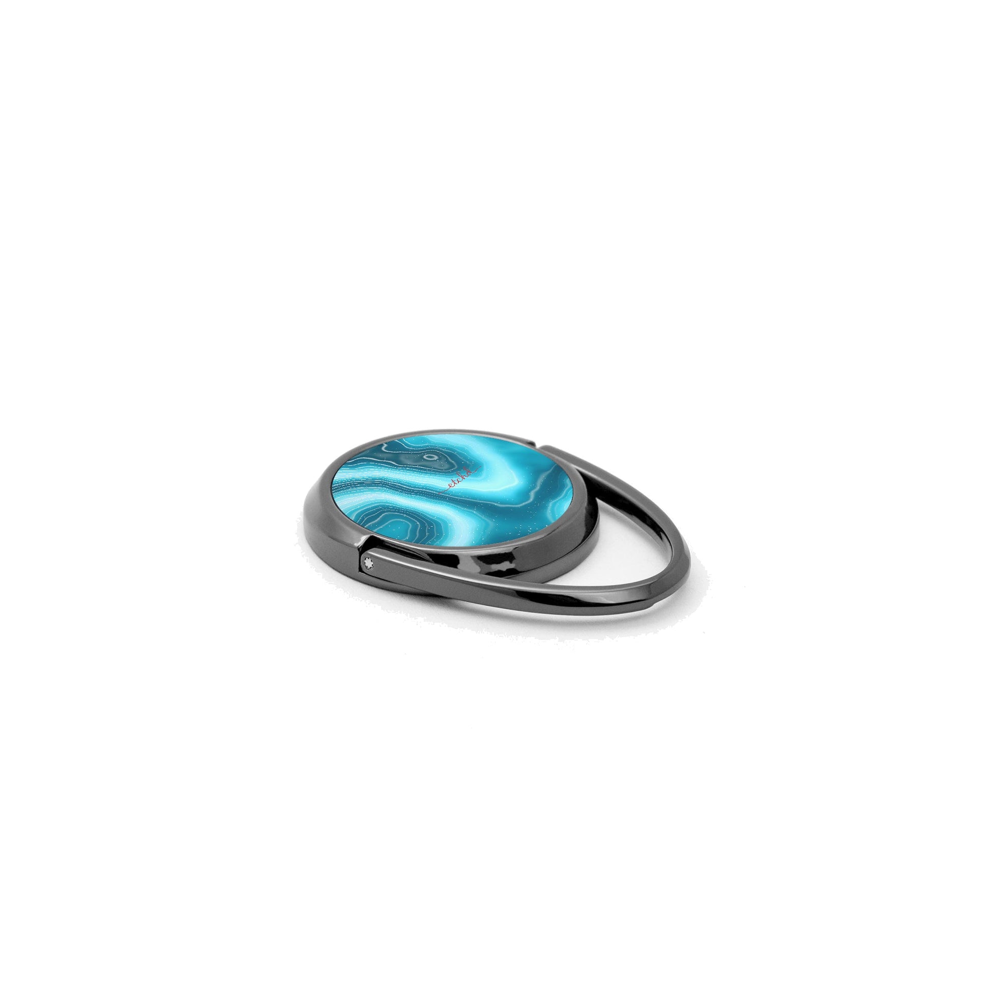 Aquamarine Phone Ring Holder by etchd, view 2