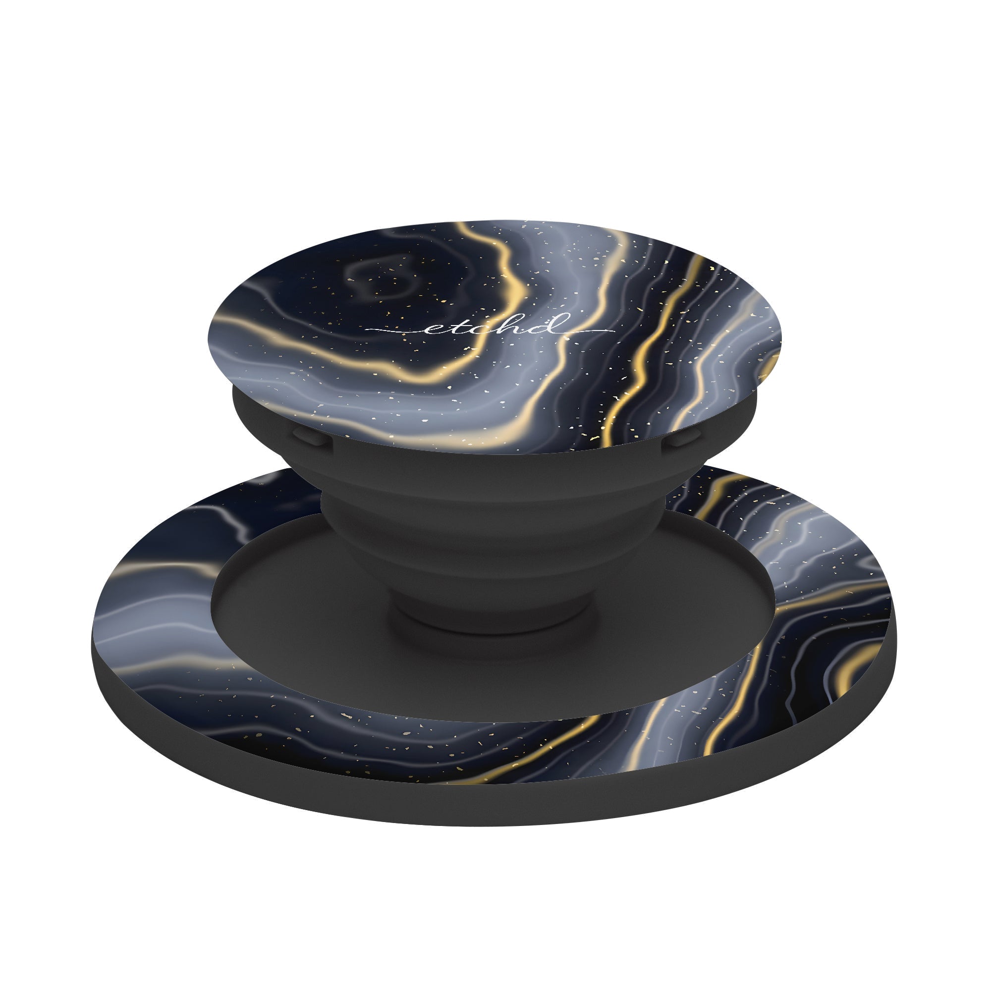 Obsidian Gold Phone Grip And Stand by etchd, view 6