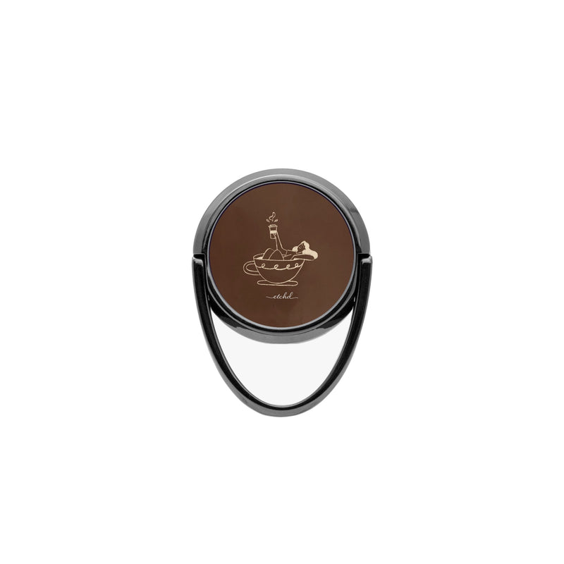 Ladies Espresso Phone Ring Holder-zoom-