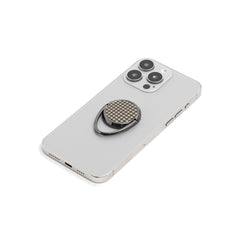 Cream & Brown Gingham Phone Ring Holder by etchd, view 6