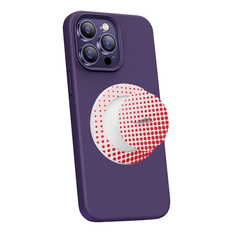 Cherry Halftone Handygriff und Ständer-zoom-