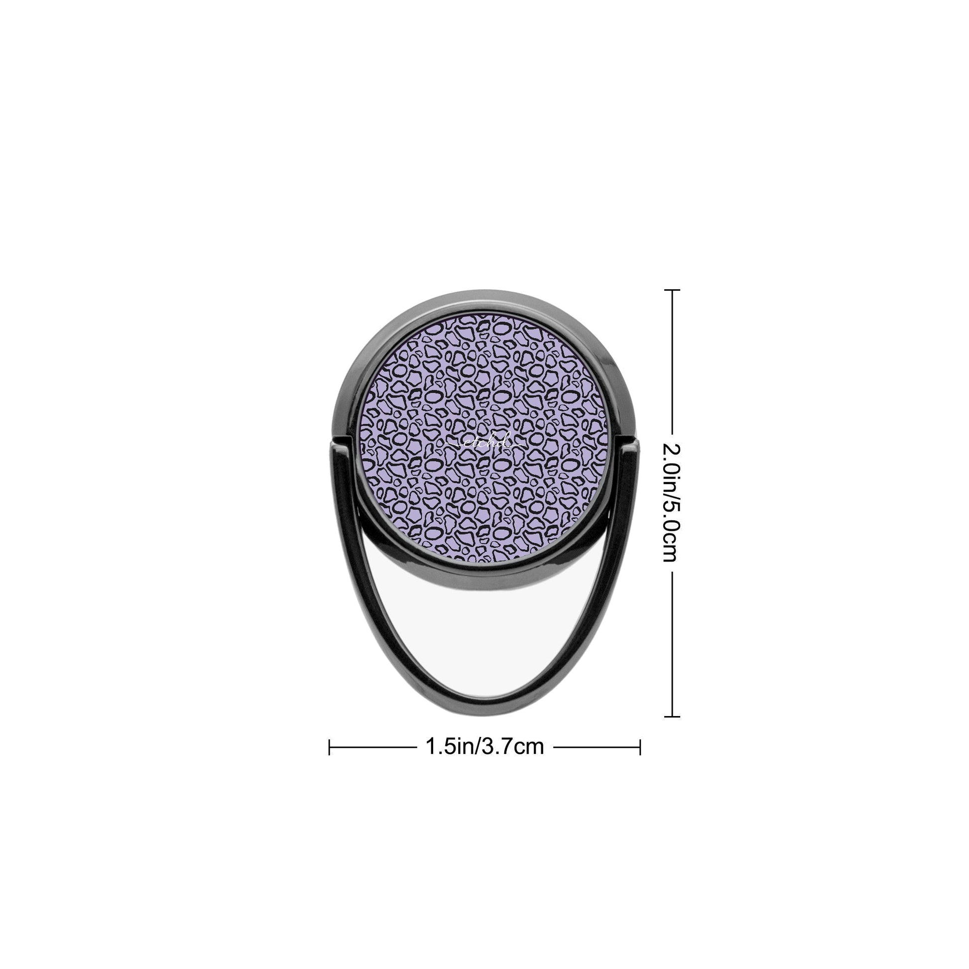 Abstract Print Lavender Phone Ring Holder by etchd, view 3
