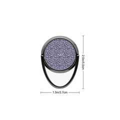 Abstract Print Lavender Phone Ring Holder by etchd, view 3