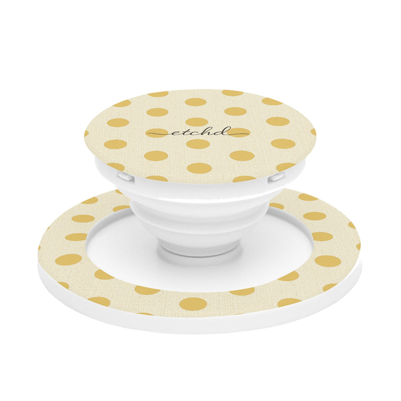 Butter Polka Dot Support et Anneau Téléphone-zoom-