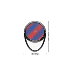 Cobalt And Poppy Diagonal Phone Ring Holder by etchd, view 3