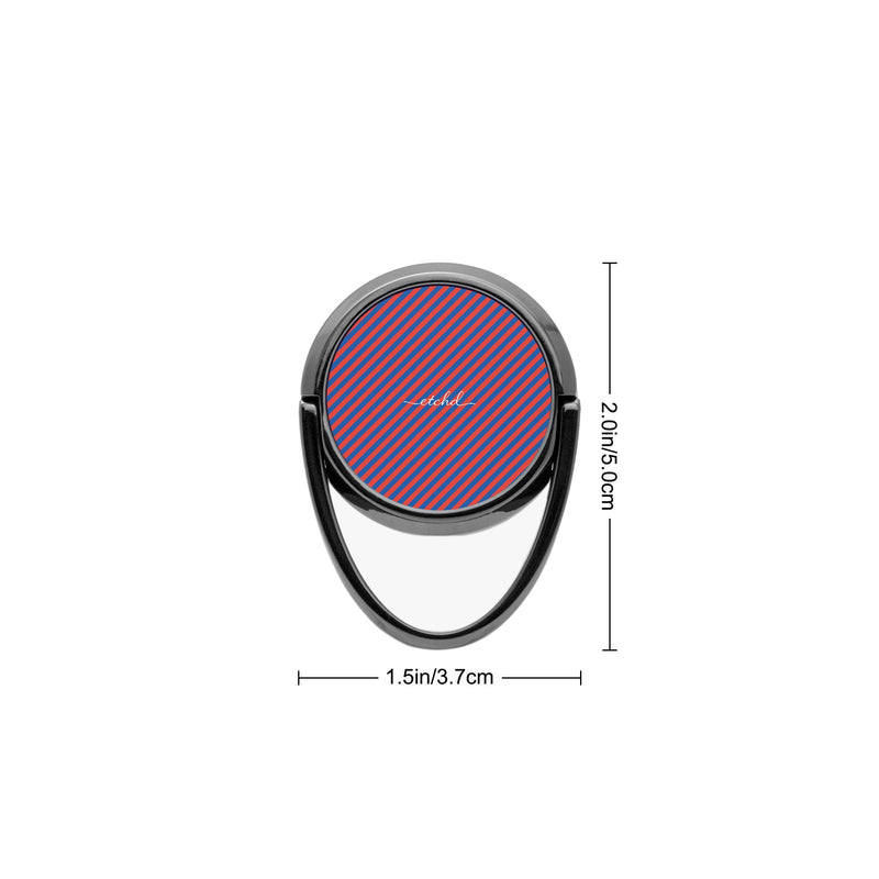 Cobalt And Poppy Diagonal Handy Ring-Halterung-zoom-