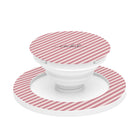 Blush & Cream Striped Diagonal Anello e supporto per telefono