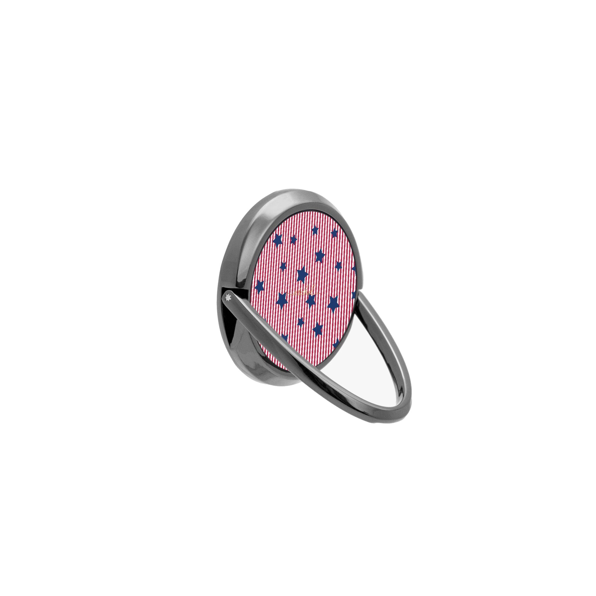 Red Stripes & Blue Stars Phone Ring Holder by etchd, view 8