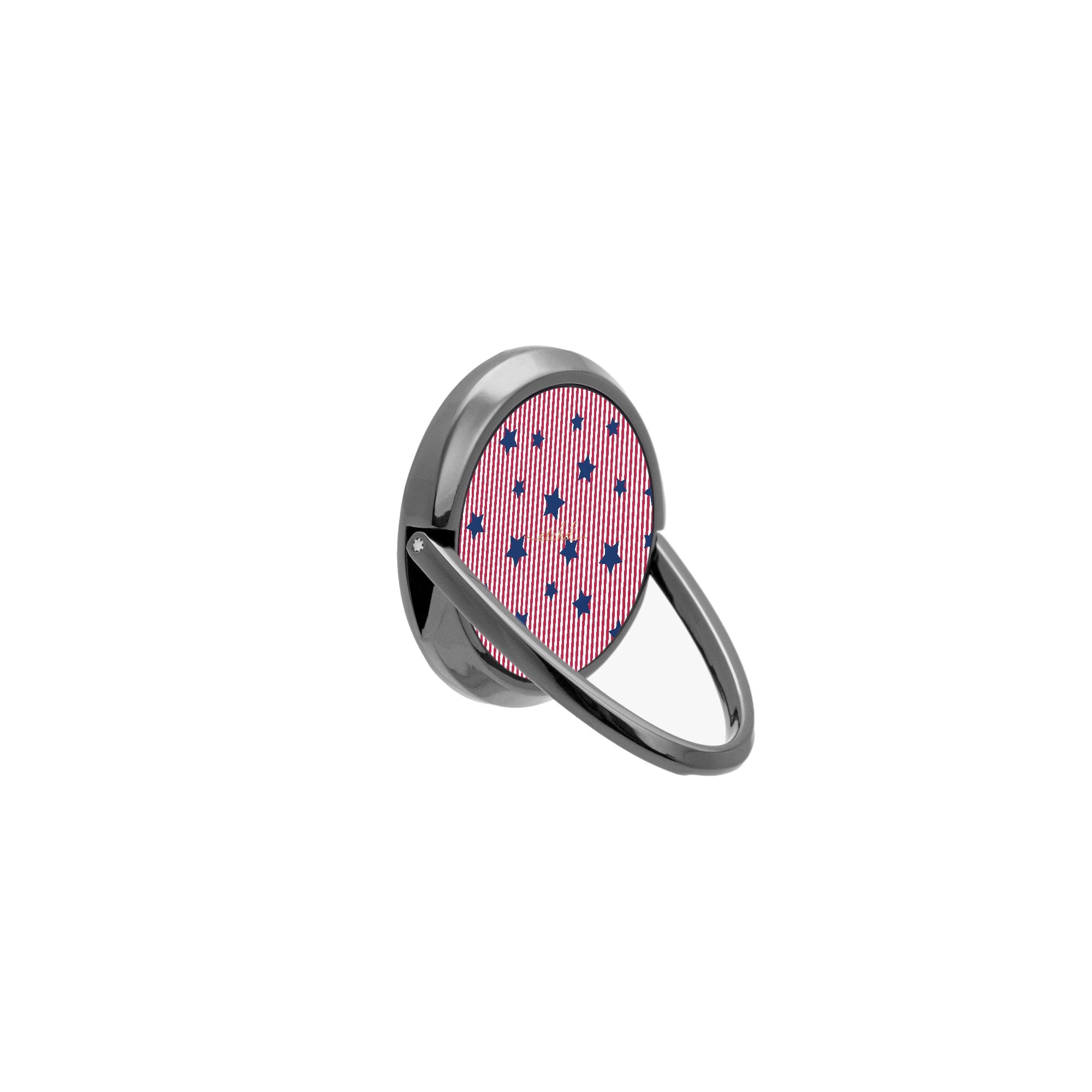 Red Stripes & Blue Stars Phone Ring Holder by etchd, view 8