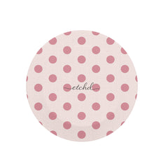 Blush Polka Dot Phone Grip And Stand by etchd, view 2
