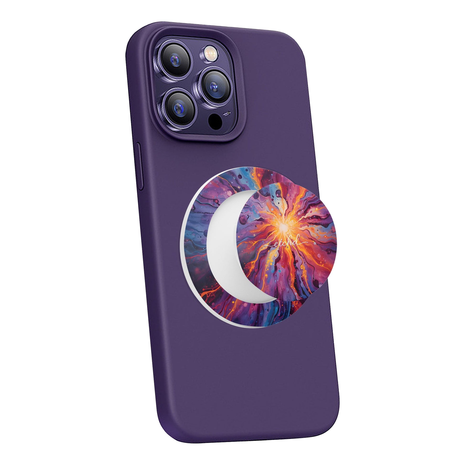 Supernova Phone Grip And Stand by etchd, view 7