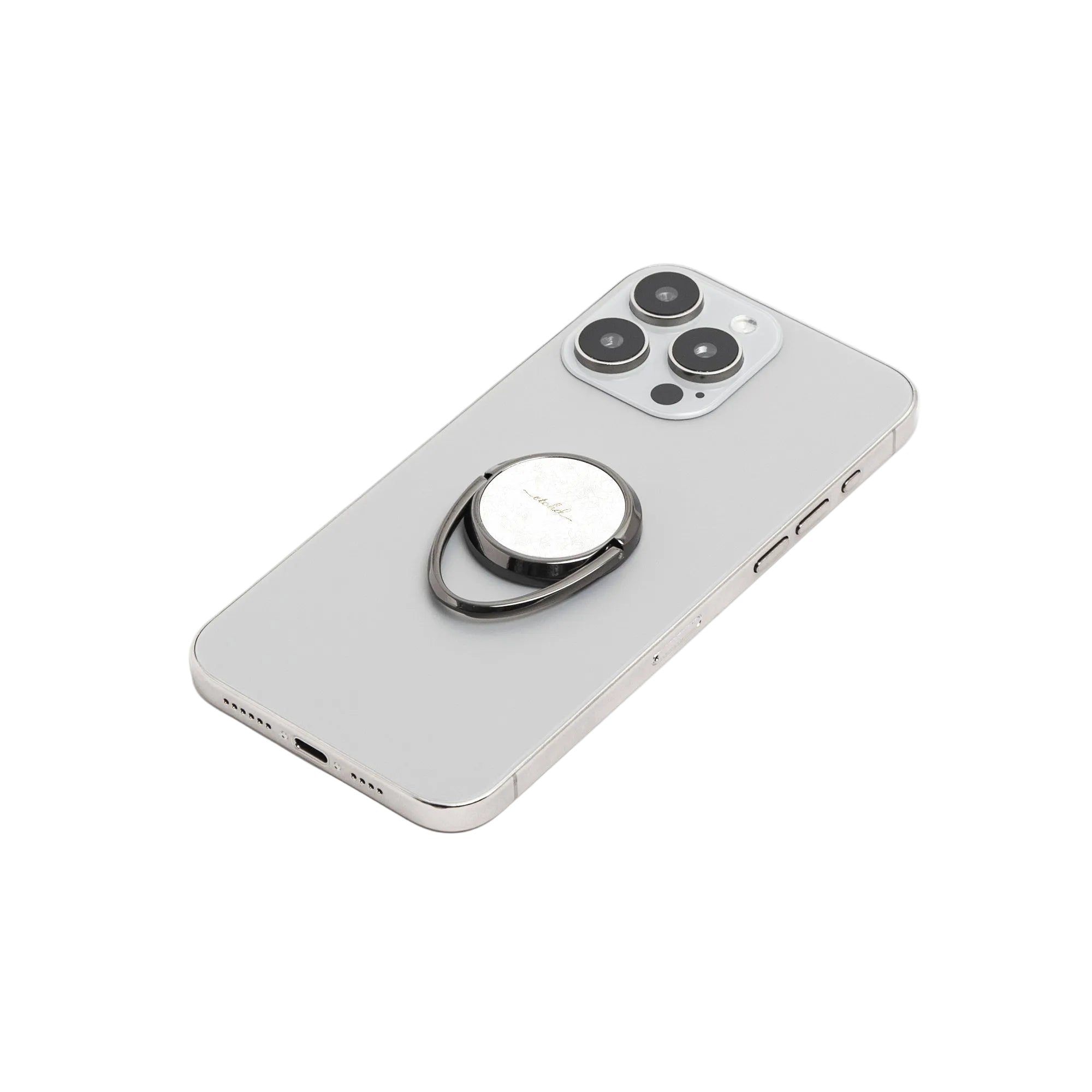 Etchd Signature White Phone Ring Holder by etchd, view 6
