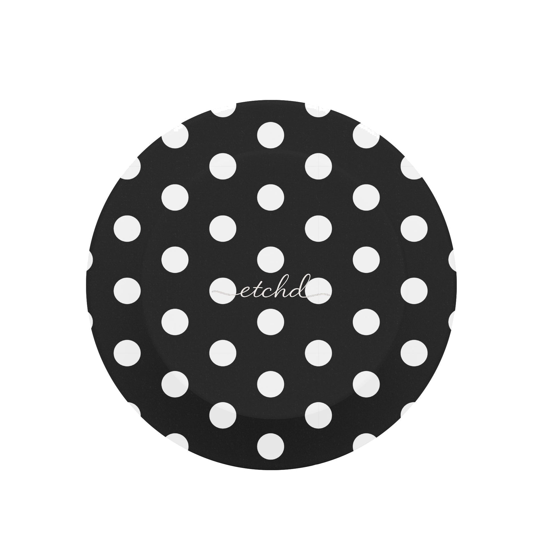 White & Black Polka Dot Phone Grip And Stand by etchd, view 3