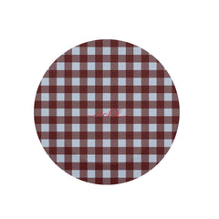 Blue & Cherry Gingham Anello e supporto per telefono di etchd, vista 2