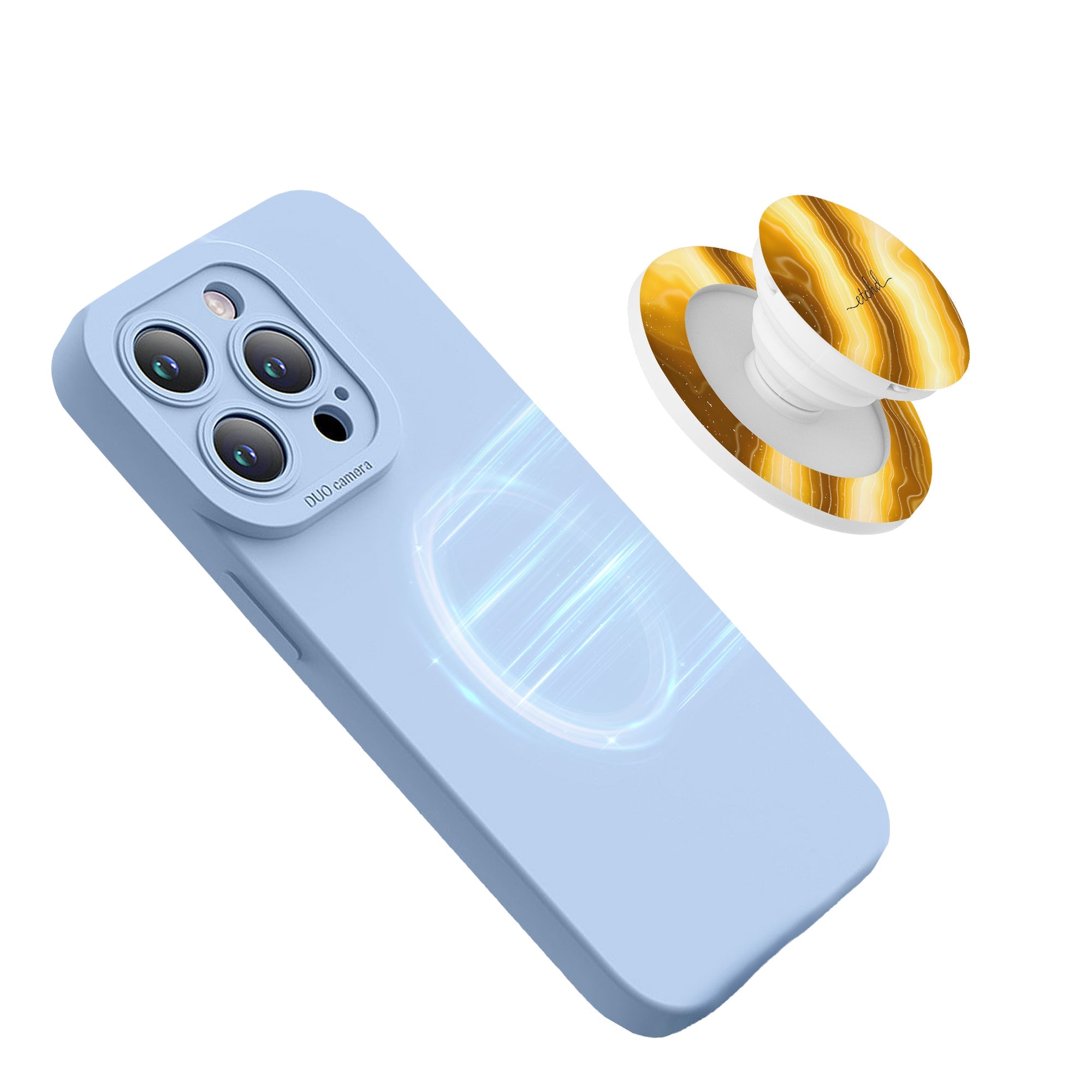 Citrine Phone Grip And Stand by etchd, view 8