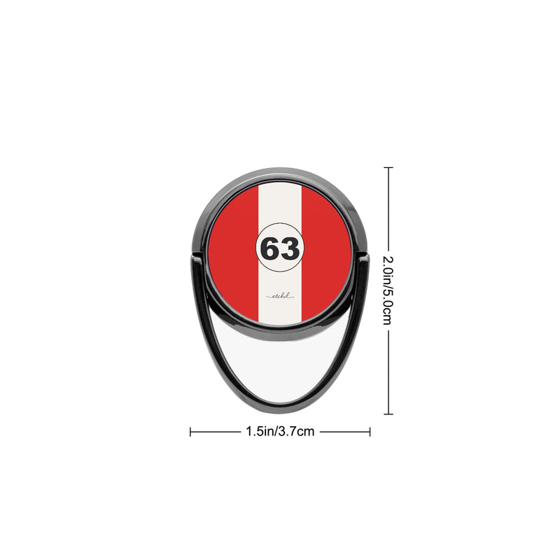 Monza Red Handy Ring-Halterung-zoom-