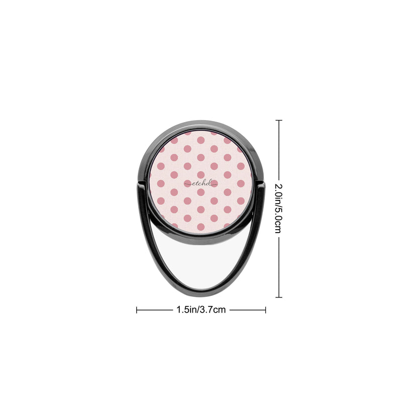 Blush Polka Dot Anneau de Maintien Téléphone-zoom-