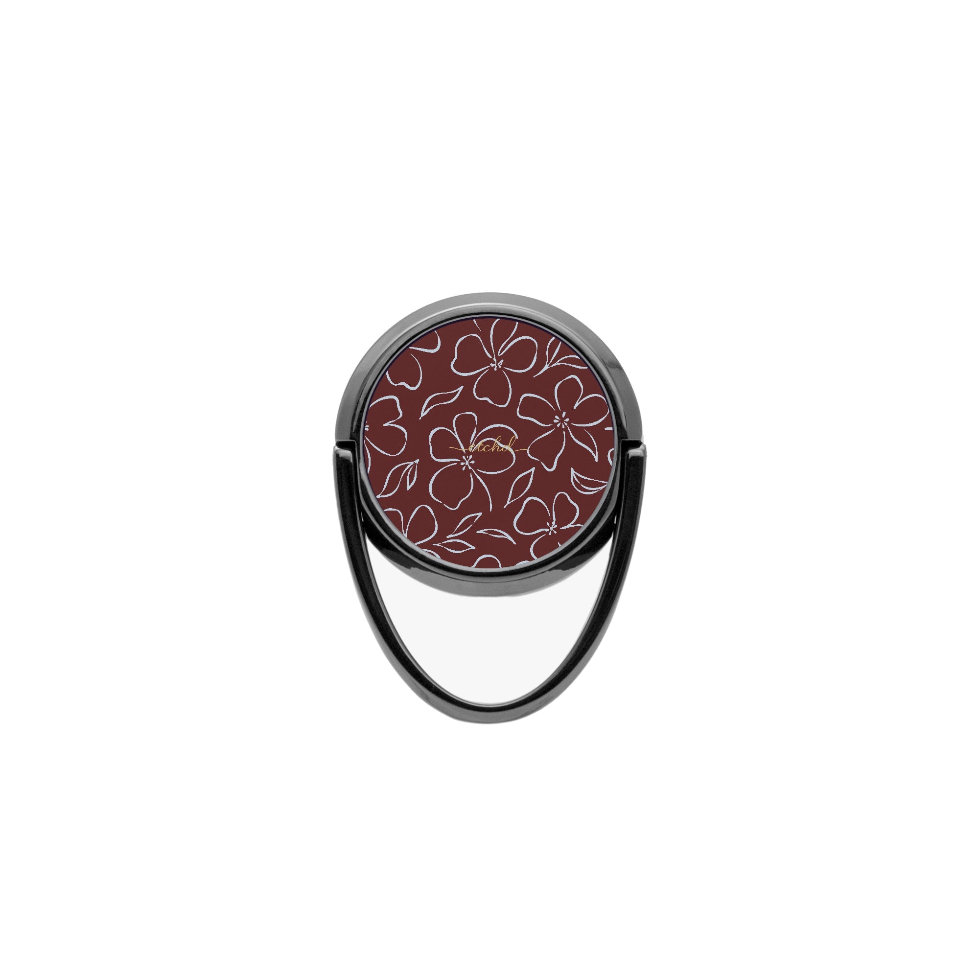 Blue & Cherry Floral Phone Ring Holder by etchd, view 4