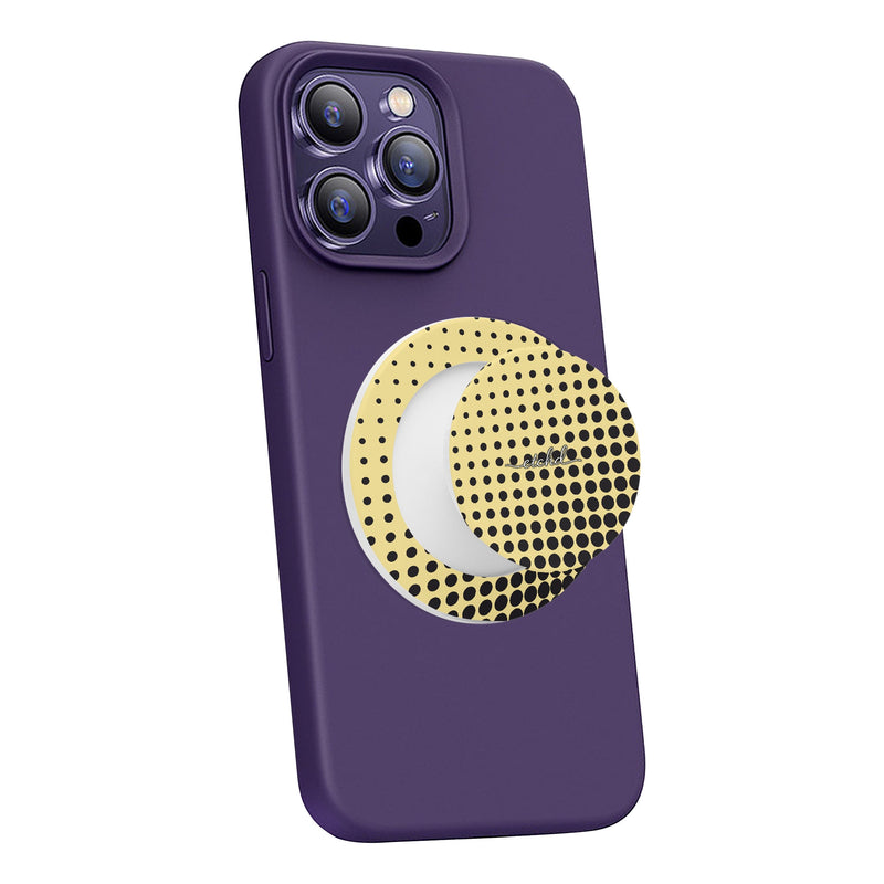 Butter Halftone Handy-Griff und Ständer-zoom-
