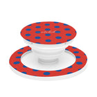 Cobalt & Poppy Polka Dot Phone Grip And Stand