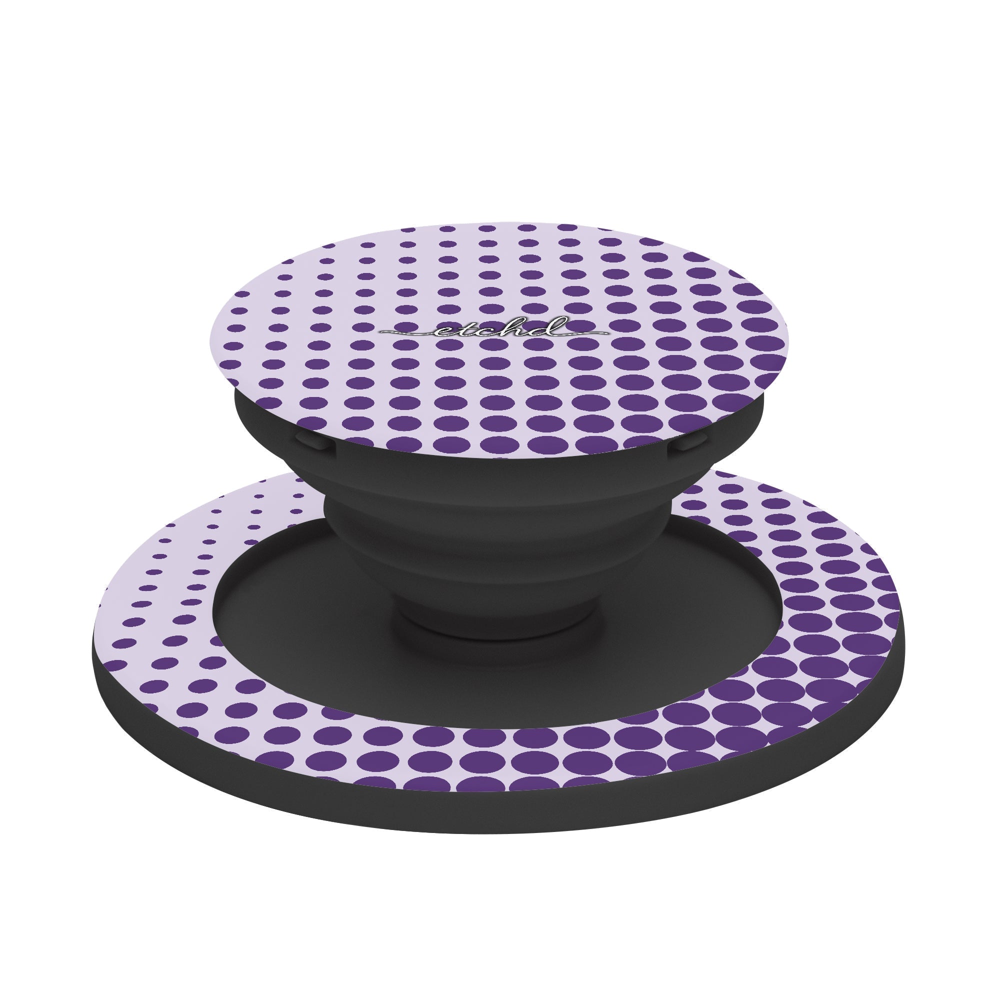 Grape Halftone Phone Grip And Stand by etchd, view 6