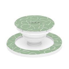 Sage & Cream Floral Anello e supporto per telefono di etchd