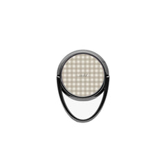 Neutral Gingham Phone Ring Holder by etchd, view 4