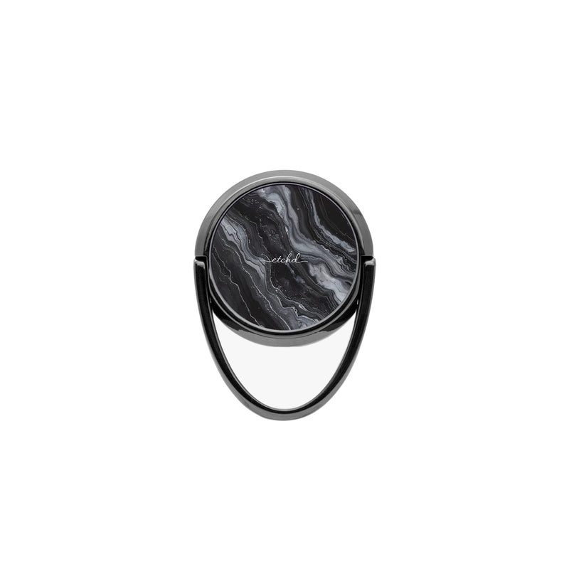 Onyx Pearl Phone Ring Holder-zoom-