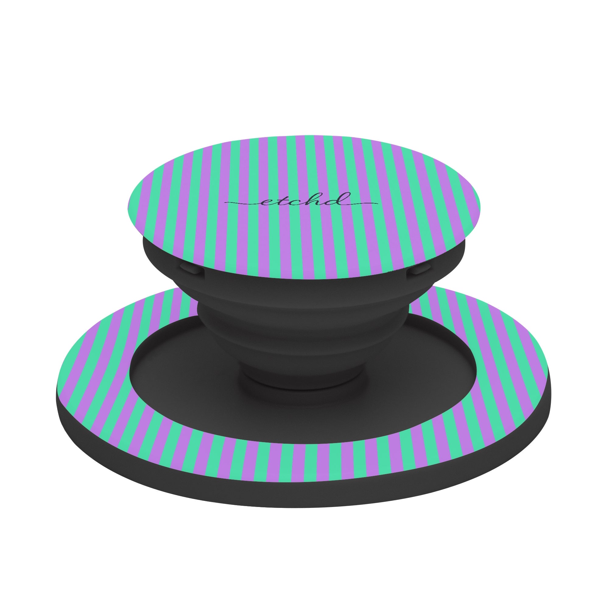 Lilac And Hypermint Phone Grip And Stand by etchd, view 6