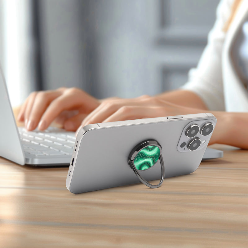 Emerald Phone Ring Holder-zoom-