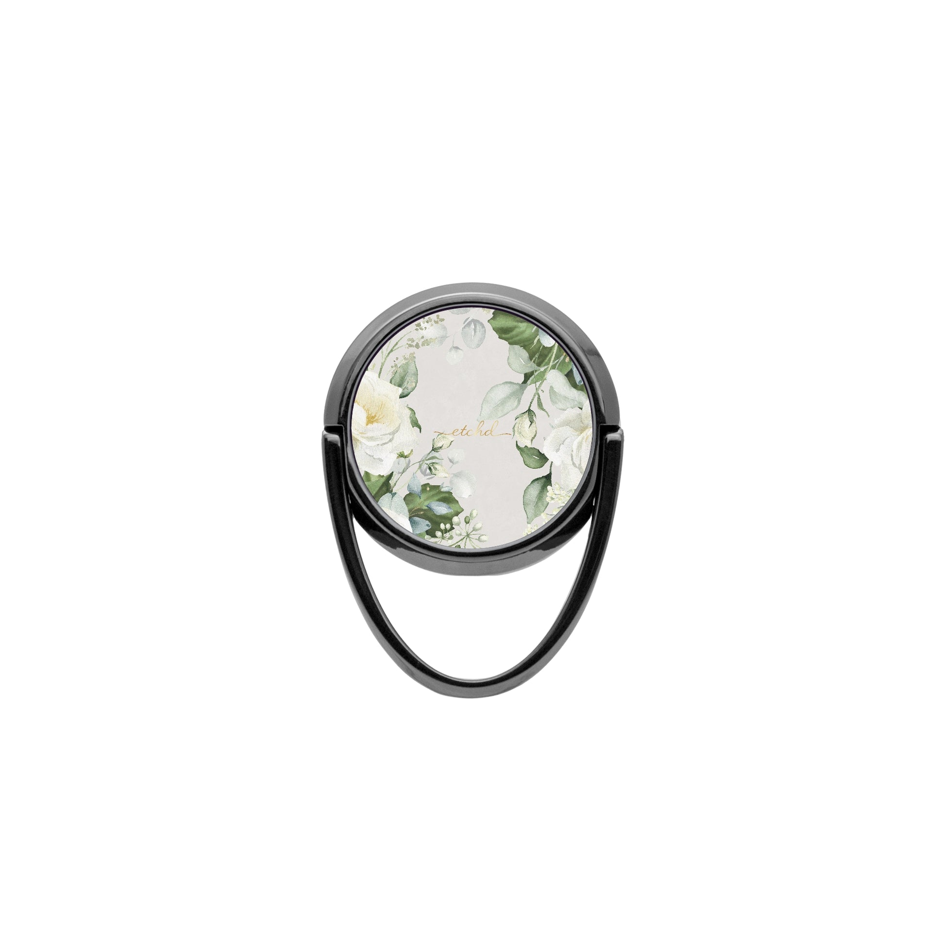 White Roses Phone Ring Holder by etchd, view 4