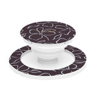 Plum & Blue Floral Phone Grip And Stand