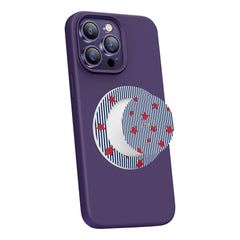 Blue Stripes & Red Stars Phone Grip And Stand by etchd, view 3