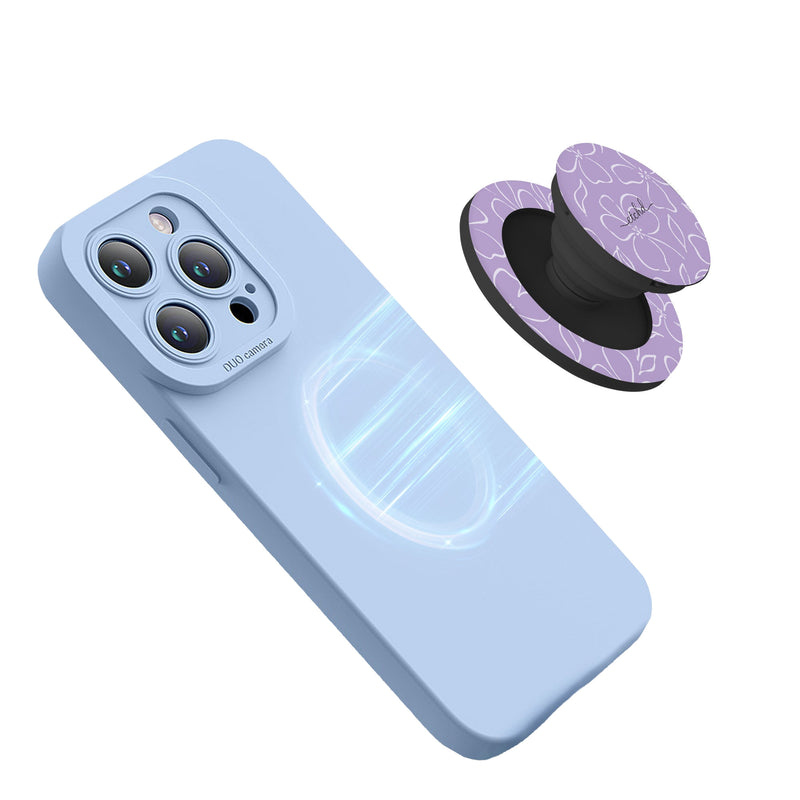 Lilac & Cream Floral Anneau de maintien et support-zoom-