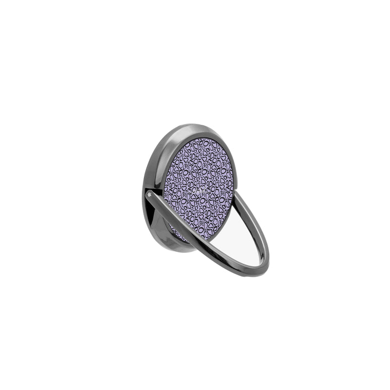 Abstract Print Lavender Phone Ring Holder-zoom-