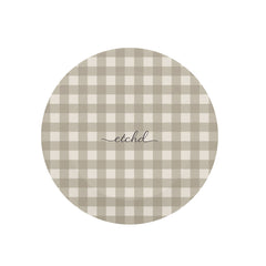 Neutral Gingham Phone Grip And Stand by etchd, view 2