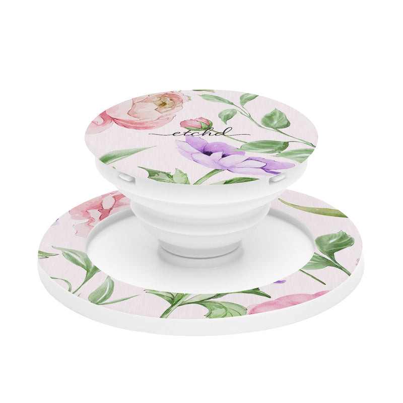Peony Bloom Phone Grip And Stand-zoom-