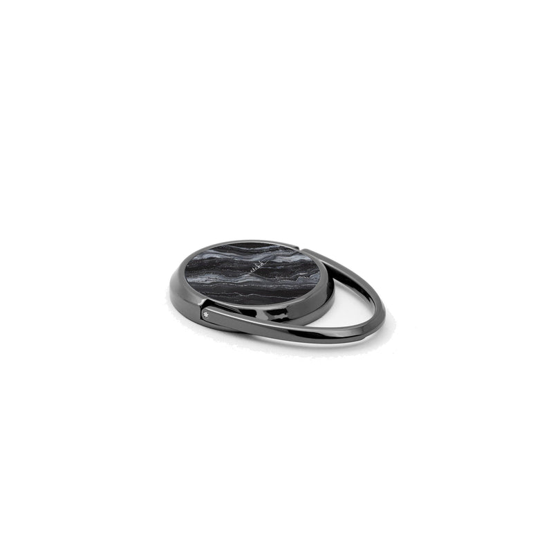 Onyx Pearl Phone Ring Holder-zoom-