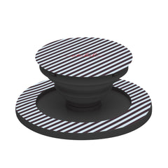 Plum And Blue Striped Diagonal Phone Grip And Stand by etchd, view 6
