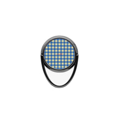 Butter & Cobalt Gingham Phone Ring Holder by etchd, view 4