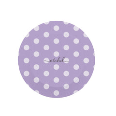 Cream & Lilac Polka Dot Phone Grip And Stand by etchd, view 2