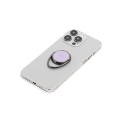 Lilac & Cream Striped Diagonal Phone Ring Holder by etchd, view 6