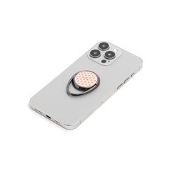 Coral Polka Dot Phone Ring Holder by etchd, view 6