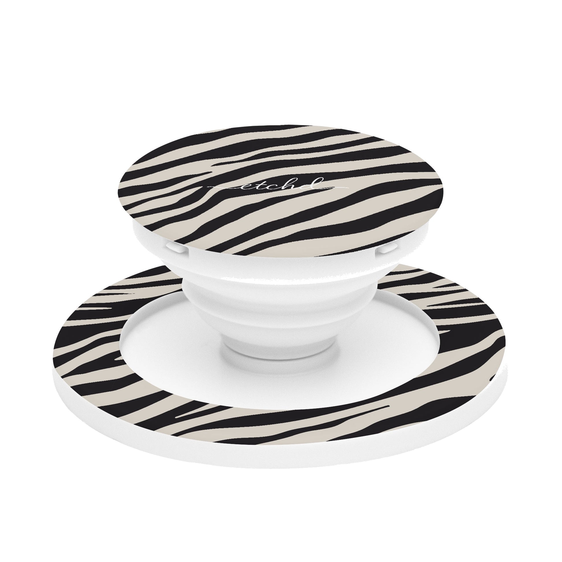 Zebra Print Phone Grip And Stand by etchd
